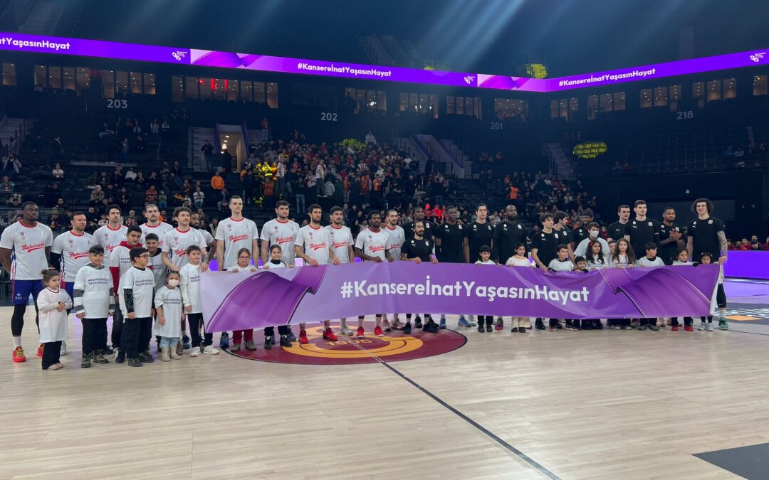 Galatasaray Basketbol Takımı ile Kansere İnat Yaşasın Hayat Dedik!