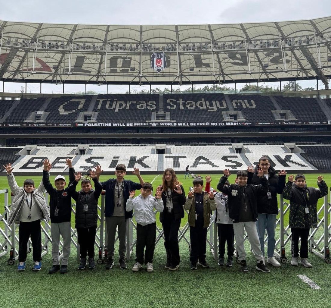 Minik Kartallar, BJK Vodafone Park’ta unutulmaz bir gün geçirdi